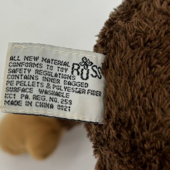 Russ Chuckles Ape Plush Brown 14 Inch Chimp Monkey Stuffed Animal Toy - Picture 7 of 9
